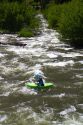 Kayaking the Payette River in Idaho, USA.