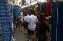 Merchant street vendors in Bangkok, Thailand.