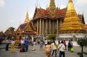 The Temple of the Emerald Buddha located within the precincts of the Grand Palace, Bangkok, Thailand.