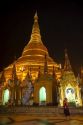 The Shwedagon Paya located in (Rangoon)Yangon, (Burma) Myanmar.