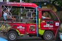 Open air taxi in (Rangoon) Yangon, (Burma) Myanmar.