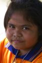 Portrait of an elementary school student on the island of Ko Samui, Thailand.