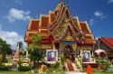 Wat Plai Laem temple located on the island of Ko Samui, Thailand.