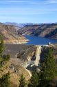 Anderson Ranch Dam located on the South Fork of the Boise River in Elmore County, Idaho, USA.