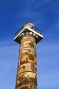 The Astoria Column is a tower overlooking the Columbia River on Coxcomb Hill at Astoria, Oregon, USA.