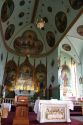 Interior of the St. Ignatius Mission located in St. Ignatius, Montana, USA.