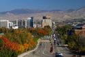 The city skyline of Boise, Idaho, USA.