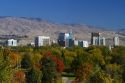 The city skyline of Boise, Idaho, USA.