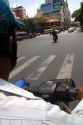 Scooter traffic in Ho Chi Minh City, Vietnam.