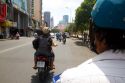 Scooter traffic in Ho Chi Minh City, Vietnam.