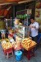 Vietnamese food vendor in Ho Chi Minh City, Vietnam.