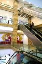 Interior escalator in the Union Square shopping mall in Ho Chi Minh City, Vietnam.