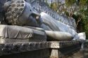 Sleeping Buddha at the Long Son Buddhist Temple in Nha Trang, Vietnam.