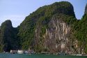 Tour boats in Ha Long Bay, Vietnam.