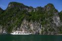 Tour boats in Ha Long Bay, Vietnam.