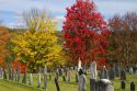 Rockingham Meeting House Cemetery in Rockingham, Vermont, USA.