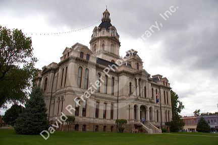 The Parke County Courthouse in Rockville, Indiana.