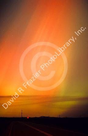 Aurora borealis in the desert near Boise, Idaho.