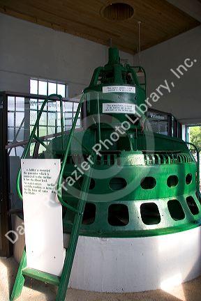 A generator turbine at the old Arkansas-Missouri power company 1927 at Mammoth Spring, Arkansas.
generator, turbine, generator turbine, arkansas, missouri, power, energy, power company, mammoth spring