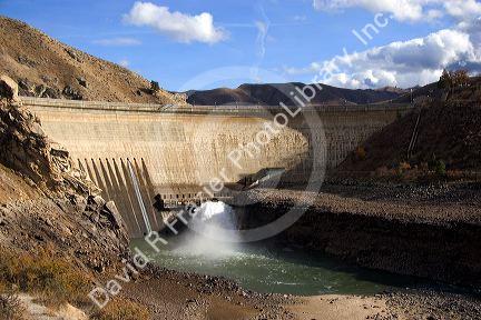 Arrowrock Dam in autumn near Boise, Idaho.