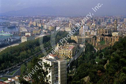 La Alcazaba Fortress in Malaga, Spain.