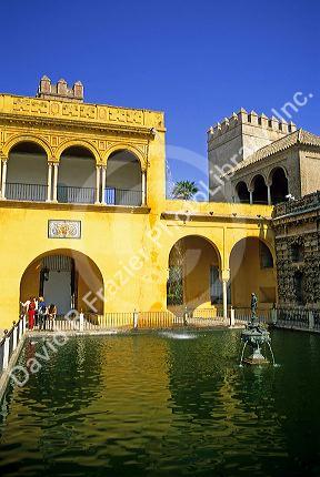 Alcazar of Seville, Spain.
