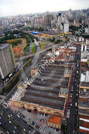 Mercado Municipal, municipal market in Sao Paulo, Brazil.