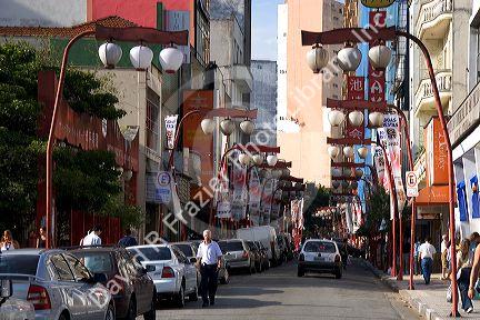 The Liberdade asian section of Sao Paulo, Brazil.