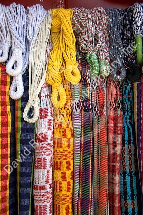 Hammocks for sale at a market in Manaus, Brazil.