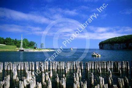 Fayette Historic Park upper peninsula, Michigan.