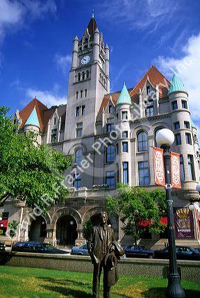 Rice Park and Landmark Center in St. Paul, Minnesota.