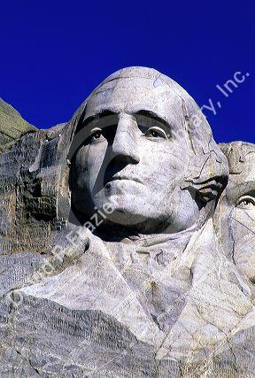 George Washington at Mount Rushmore, South Dakota.