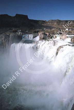 Shoshone Falls on the Snake River near Twin Falls, Idaho.