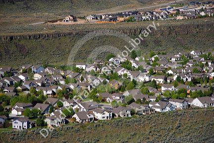 Housing subdivision created by urban sprawl in Boise, Idaho.