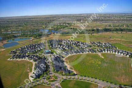 Aerial view of Harris Ranch subdivision in Boise, Idaho. | David R ...