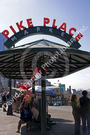 Pike Place Market in Seattle, Washington.