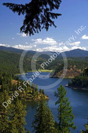 Lake Coeur d' Alene at Coeur d' Alene, Idaho.