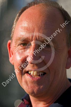 Portrait of a dutchman in Amsterdam, Netherlands.