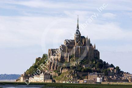 Le Mont Saint Michel in the region of Basse-Normandie, France.