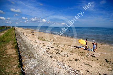 Utah Beach is the westernmost beach of the five landing areas of the Normandy Invasion of World War II, it is near Sainte-Marie-du-Mont in the region of Basse-Normandie, France.