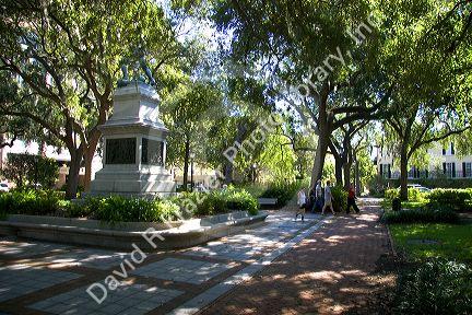 Chippewa Square in Savannah, Georgia.