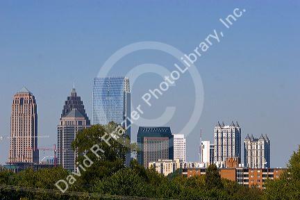 A view of the skyline in Atlanta, Georgia.