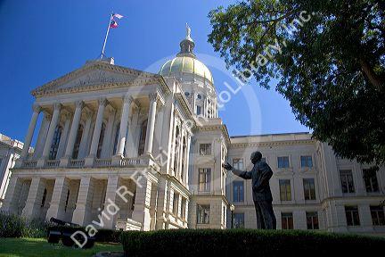 The Georgia State Capitol building in Atlanta.