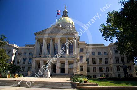 The Georgia State Capitol building in Atlanta.