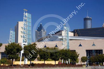 The Philips Arena in Atlanta, Georgia.