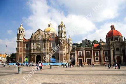 The old Basilica of Guadalupe in Mexico City, Mexico.