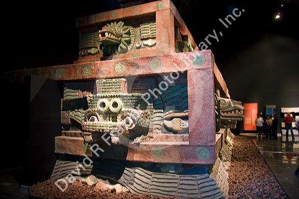 Artifacts from Teotihuacan on display at the National Museum of Anthropology in Mexico City, Mexico.