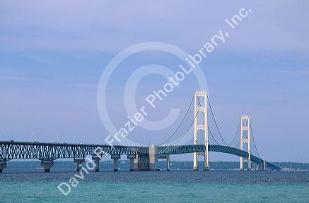 The Mackinac Bridge in Michigan.