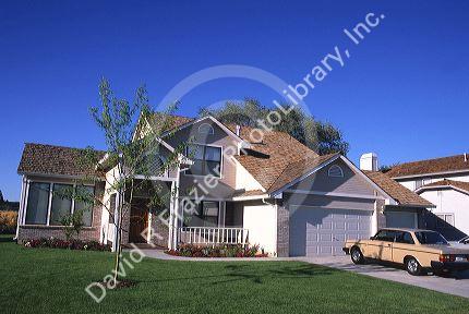 New suburban home in Boise, Idaho.