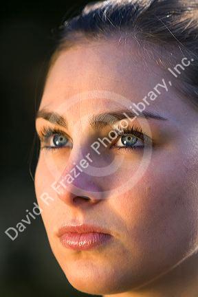 Portrait of a young woman. MR